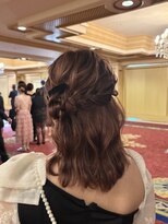 ザザ シンジュク(ZA/ZA shinjuku)&nbsp;ミディアムサイドハーフアップ