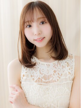 カバーヘア 上尾西口店(COVER HAIR) 大人可愛いミディアムレイヤーストレートbs1上尾20代30代40代