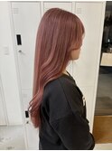 1ブリーチでできるピンクベージュカラー♪♪