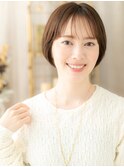 シールスルーバング小顔ナチュラルショートc8志木20代30代40代