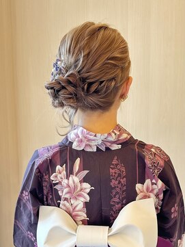 綾橘 浴衣着付＆ヘアセット　［所沢］