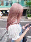 ブリーチカラー/前髪/アンブレラカラー/イメチェン/