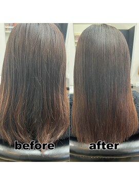 モンド ヘアクリエーション 西田店(monde hair creation) 【monde】before × after × 髪質改善