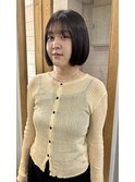 大人可愛いボブ