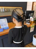 タイトポニー×アレンジ