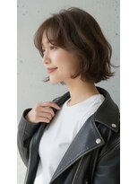 コートフィールエー(CO_T feel.a)&nbsp;透明感ベージュのくびれボブ＊柔らかな質感パーマ