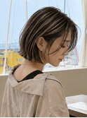 ハイライト/白髪ぼかし/髪質改善/艶髪/ボブ
