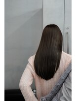 ネイヴィル 銀座(navile)&nbsp;酸性ストレート×オリーブグレージュ