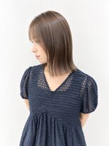 マテリカ 西神伊川谷店(Materica)&nbsp;ツヤ髪/グレージュカラー/ボブ