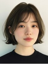 ロディーナ 大口 新子安(rodina) ハッシュカット/グレージュ/デザインカラー/大口新子安白楽鶴見