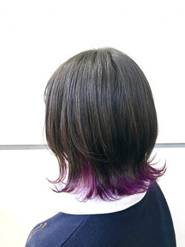 マルカ(marca) 【Color Style】パープルインナーカラー♪（ブリーチあり）