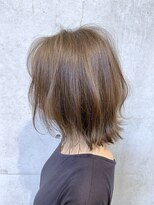 オーク あざみ野(OAK)&nbsp;グレージュ　ロブヘア 艶カラー【OAKあざみ野】