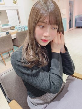 ロンド 表参道店(Lond) 【Lond倉崎涼】透け感が可愛いミルクティーことりベージュ＊