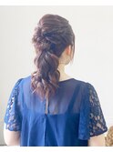 お呼ばれヘアセット