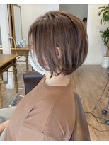 リム(Limb)&nbsp;【Limb】丸みショート　ベージュカラー