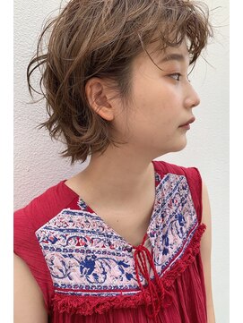 ソイ コンク 下北沢(soi conc) ウルフパーマ / ナチュラルベージュ◎【下北沢 soi conc】