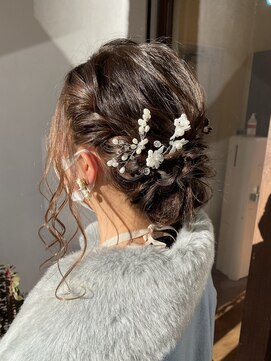 アン(Hair make un) 結婚式ヘアセット