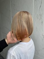 ボアップ 新居浜店(boappu)&nbsp;#インナーカラー #インナーオレンジ #ケアブリーチ