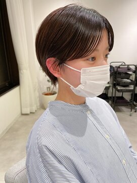 ヨーク(YOKE) 【YOKE】ハンサムショート/ショコラベージュ