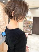 《30代40代》白髪ぼかしハイライト×前下がりボブ【イケダ】
