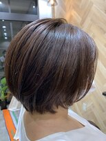 スタンド(STAND)&nbsp;モテショート　丸みショート　ショコラブラウン