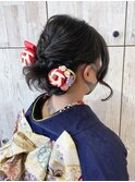 成人式ヘアセット アップスタイル