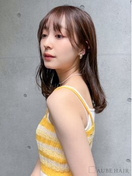 オーブ ヘアー シュマン 川口店(AUBE HAIR chemin by EEM)の写真/クセを伸ばすだけじゃない縮毛テクニック。360度綺麗で自然なフォルム。