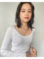 ミリ 奈良店(mm)&nbsp;センターパート/ミディアム/韓国/髪質改善/奈良/近鉄奈良/