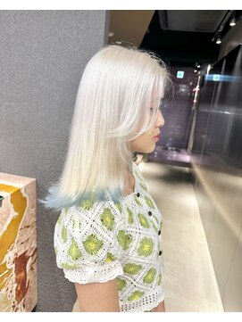 ペレ 栄店(PELE) ウルフ/マチルダボブ/ピンクベージュ/インナーグレージュ/栄