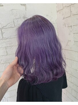アジールヘア 所沢プロペ通り店(agir hair) ラベンダーパープルカラー10代20代30代所沢