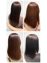 美容室フルール&nbsp;韓国ヘア似合わせレイヤーカット前髪顔周りカット大人美人