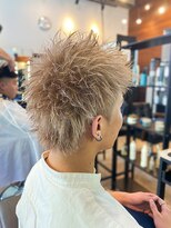 アイリーヘアデザイン(IRIE HAIR DESIGN) 【IRIE HAIR赤坂】ブリーチ×スパイキーショート×ハイトーン