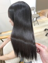 美髪専門サロン バイ マイル(美髪専門サロン by mile)&nbsp;美髪矯正の仕上がりはドライヤーで乾かしただけ