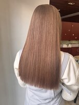 ヘアーデザイン ラクーナ(hair design La cuna) ベージュカラー/ブリーチカラー/切りっぱなし