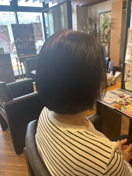 フレンズ 山鼻店(friend's) 髪質改善トリートメント縮毛矯正ピンクカラー(山鼻/札幌/市電)