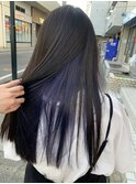 インナーカラー　パープル　イメチェン　【草加】