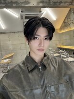 サイン メンズ 表参道(SIGN men's) センターパートダウンパーマニュアンスパーマフェザーショート