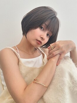ジュノ 霧島店(Juno)の写真/ショート・ボブはヌケ感を作ることで女性らしさをON♪重くなりすぎない似合わせトレンドスタイルをご提案☆