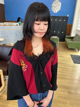 ブーム(BOOM) レイヤーカット×インナーカラー