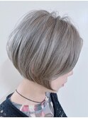 ミニボブ&グレージュ♪