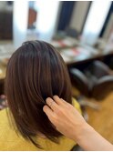 乾かすだけでまとまる!レイヤーボブ/艶感/髪質改善