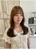 韓国レイヤーカット_調布顔周りくびれヘア前髪カット