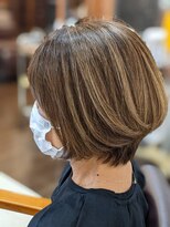 シーズンプラス(SEASON PLUS) 絶壁解消/ひし形/大人可愛い/斜めバング/30代40代/ミセスヘア10C