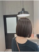 切りっぱなしボブ/ナチュラルベージュ/オージュア