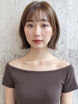 カバーヘア ブリス 大宮西口(COVER HAIR bliss) 20代30代◎韓国風ミルクティーベージュボブ×くびれ外ハネp大宮