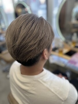 メンズダブルカラー☆グレージュ