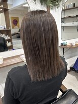 ルイ(ROUIS produced by LUCK 津田沼)&nbsp;白髪ぼかし/ハイライト/グレージュ/大人ガーリー