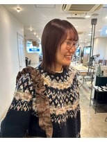 ヘアーブレイス(hair brace) 千葉駅/着物ヘア/大人ガーリー/ダークアッシュ/似合わせカット