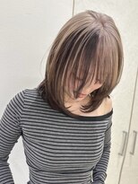 アイトーキョーエス 渋谷(AI TOKYO S)&nbsp;着物ヘア/大人ガーリー/ダークアッシュ/似合わせカット/渋谷