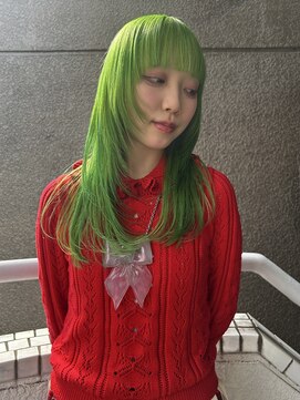 イエナ 渋谷(IENA) ミルクグレージュくびれレイヤー顔まわりカット韓国巻き4